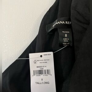 Banana Republic black off the shoulder mini dress